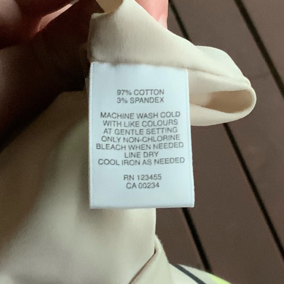 Lord & Taylor Striped Rainbow Colorblock Pencil skirt size 16 - Picture 4 of 4